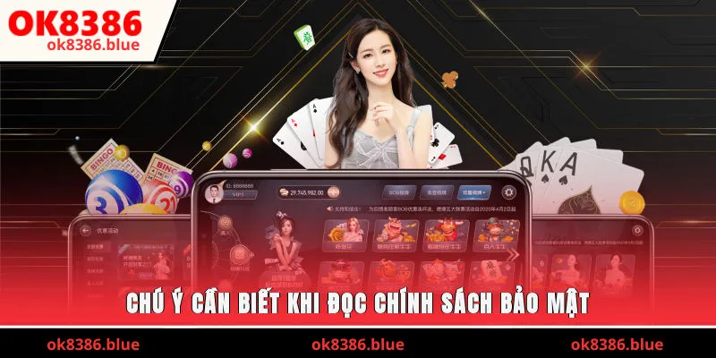 Chú ý cần biết khi đọc chính sách bảo mật